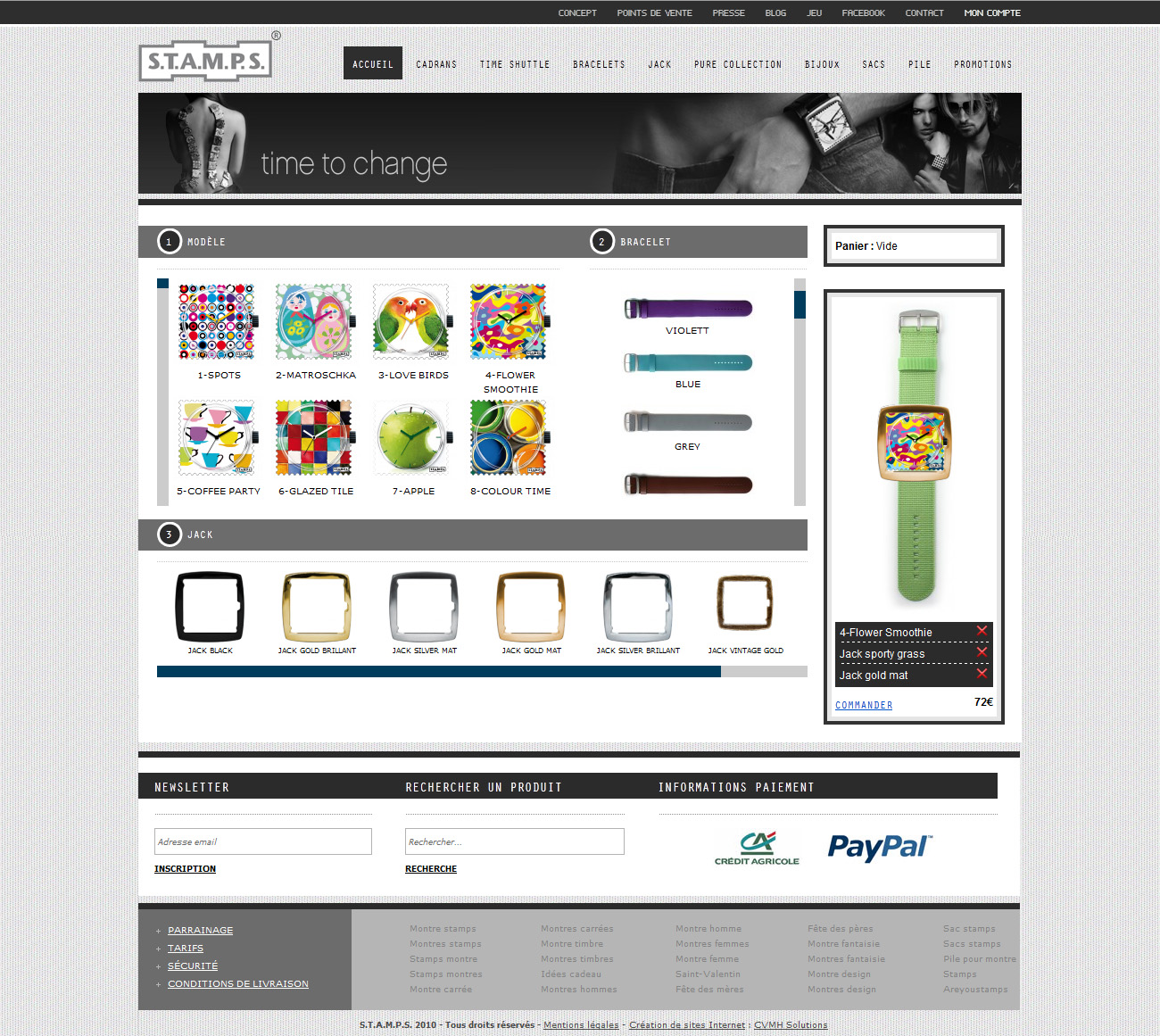 création site marchand magento